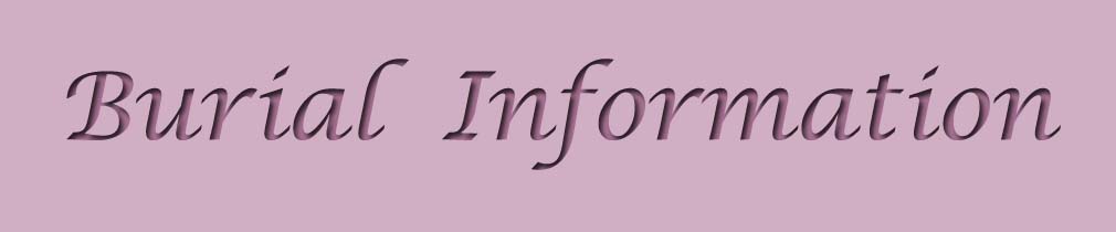 Headstone Transcriptions